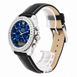 Breitling Pluton 42MM A51038 Blue Dial Watch